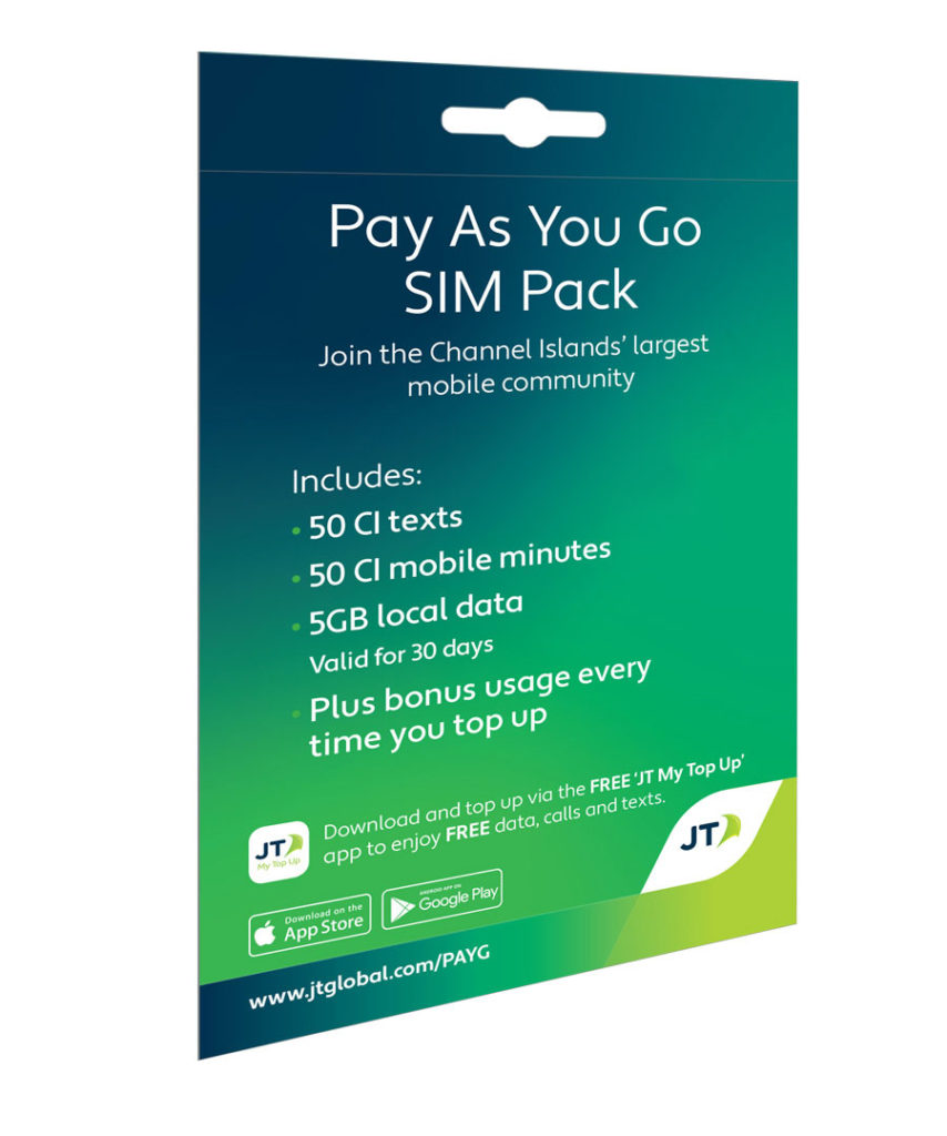 JT Pay As You Go SIM Starter Pack JT Online Shop